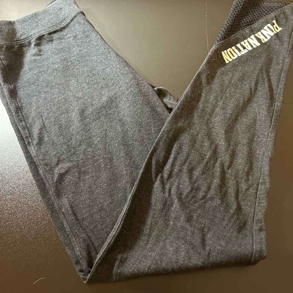 VS PINK Yoga Women’s Leggings Grey Size Small Victoria Secret